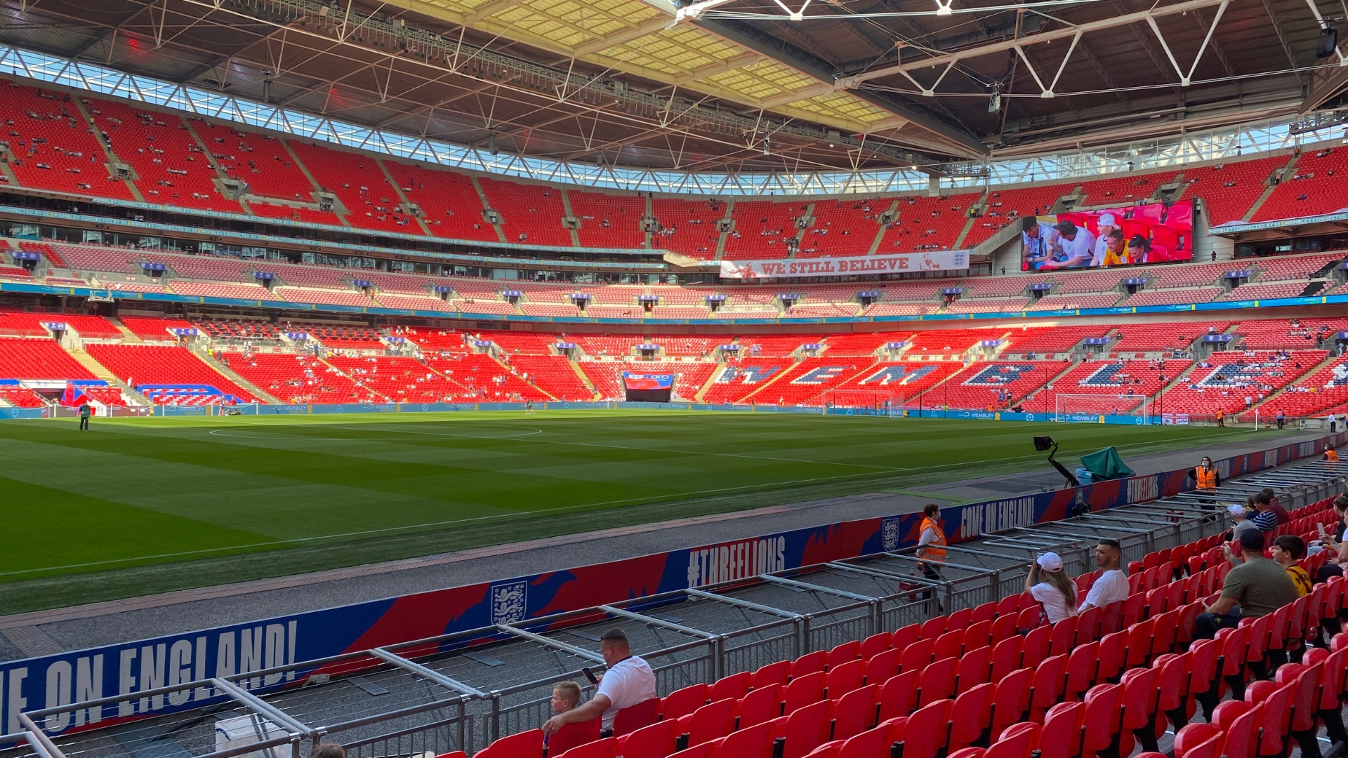 Wembley Stadium exterior view